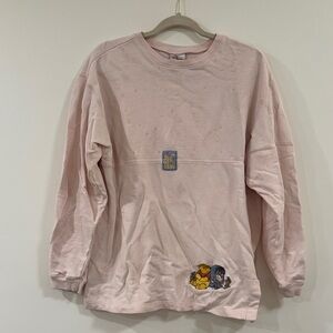 VINTAGE Women’s Disney Pink Graphic Sweatshirt with Pooh and Eeyore